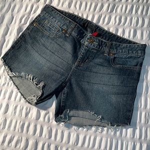 Guess Jeans Cut Off Denim Shorts Sz 32